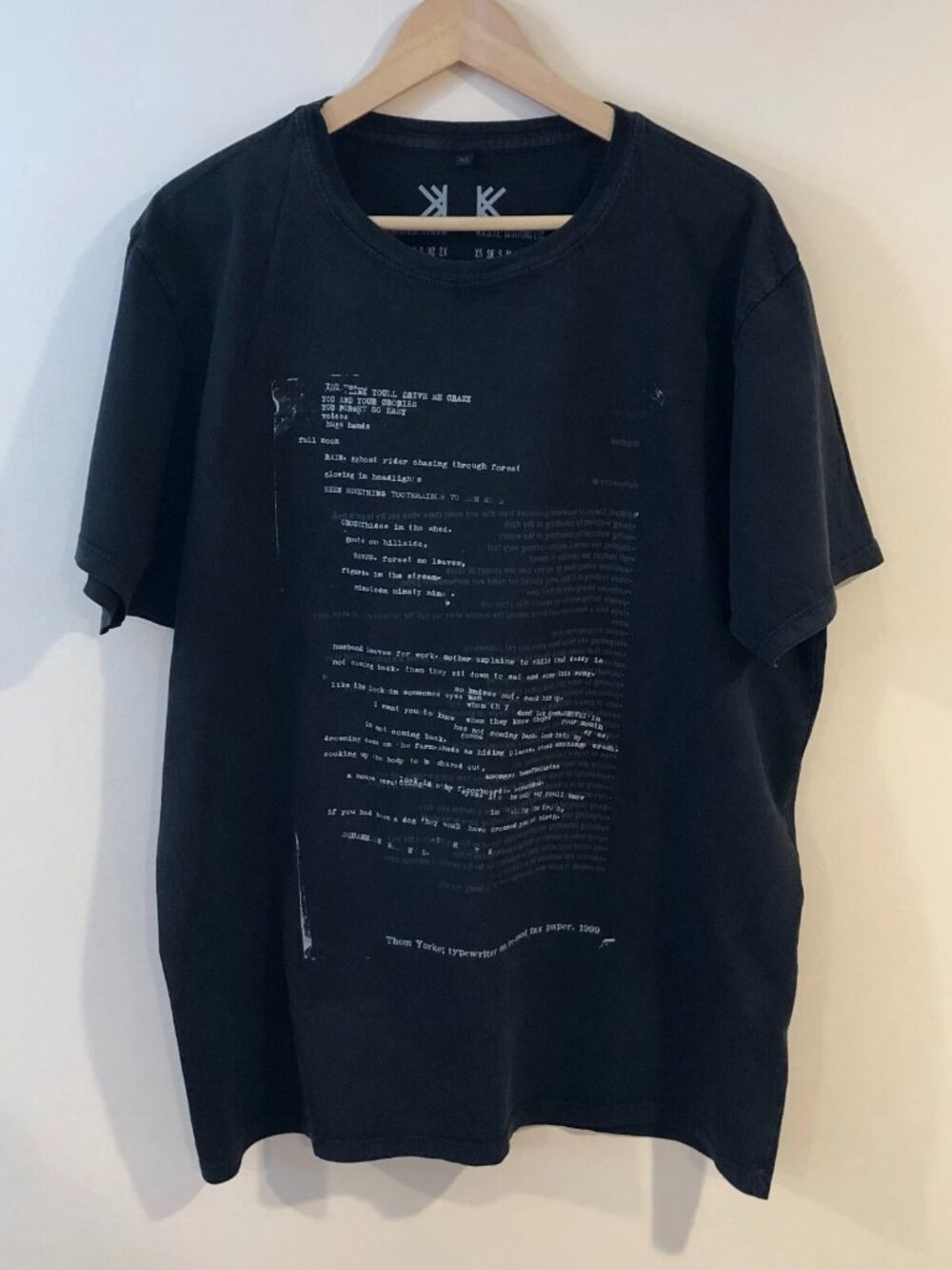 100% Authentic 2019 RADIOHEAD W.A.S.T.E. Squash His Head T-shirt Size XL X Large